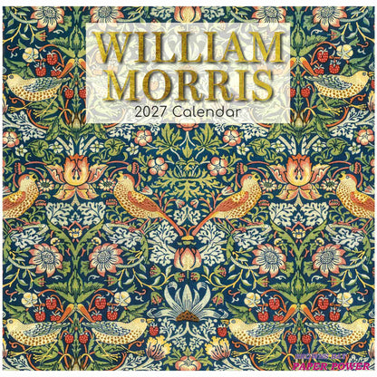 2027 Wall Calendar - William Morris
