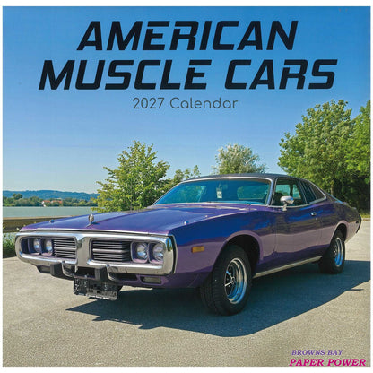 2027 Wall Calendar - American Muscle Cars