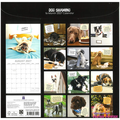 2027 Wall Calendar - Dog Shaming
