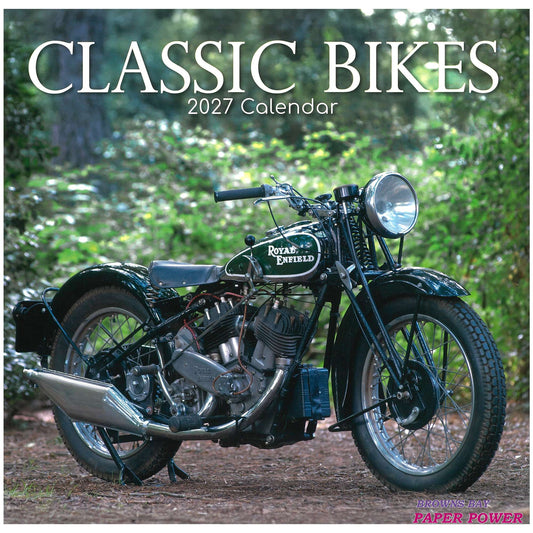 2027 Wall Calendar - Classic Bikes