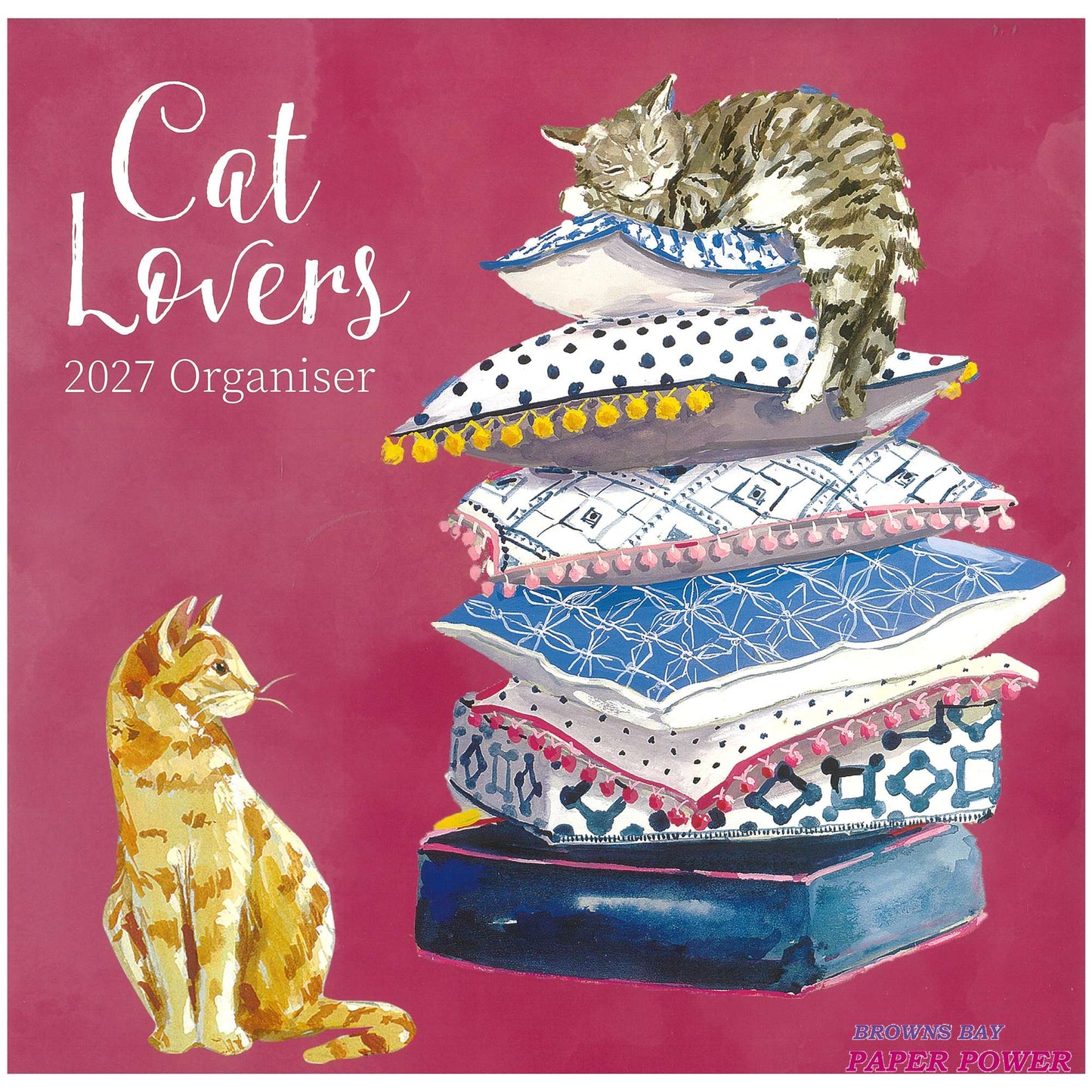 2027 Wall Calendar - Cat Lovers