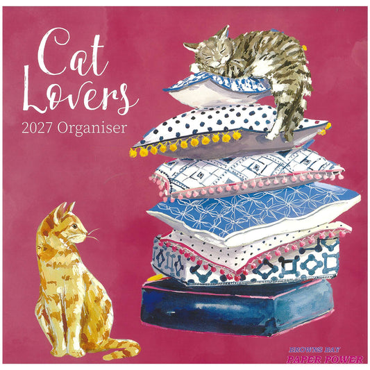 2027 Wall Calendar - Cat Lovers