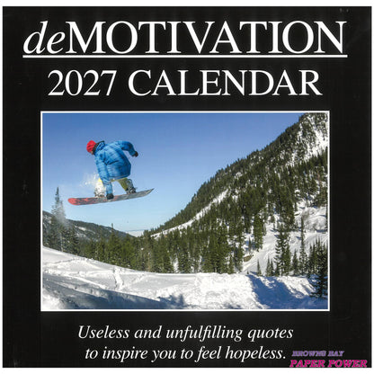 2027 Wall Calendar - deMotivation