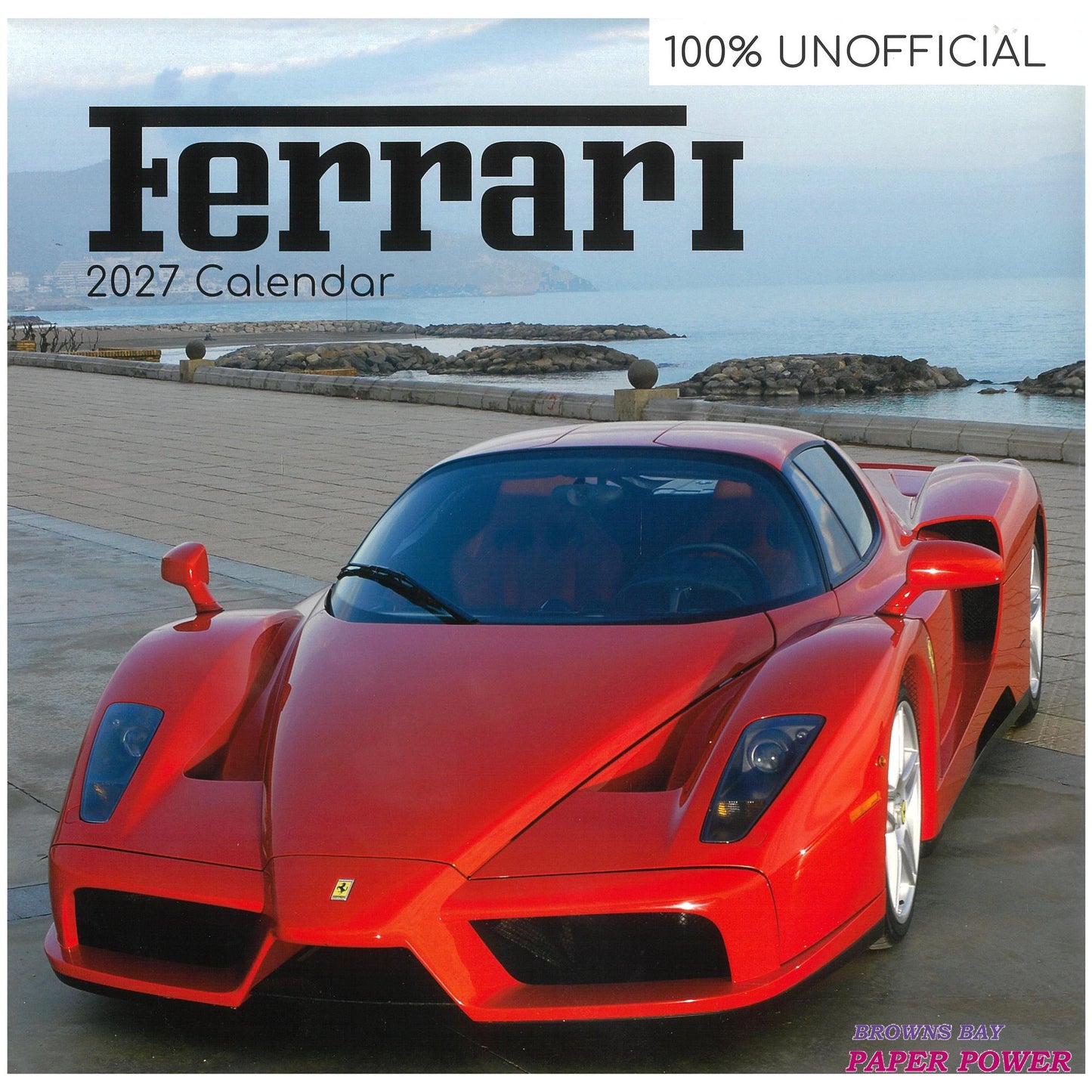 2027 Wall Calendar - Ferrari