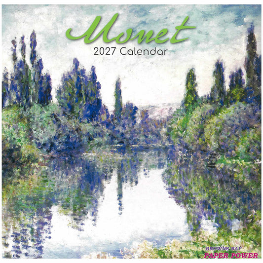 2027 Wall Calendar - Monet