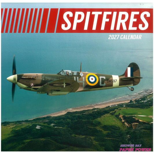 2027 Wall Calendar - Spitfires