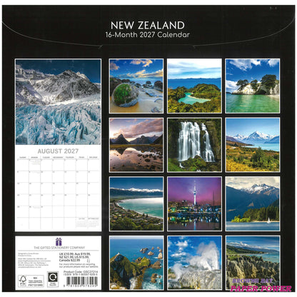 2027 Wall Calendar - New Zealand