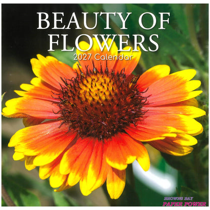 2027 Wall Calendar - Beauty Of Flowers