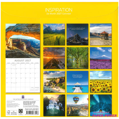 2027 Wall Calendar - Inspiration