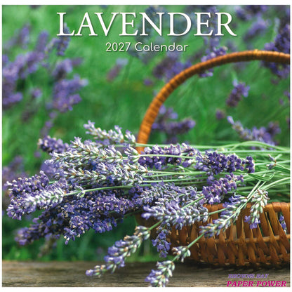 2027 Wall Calendar - Lavender