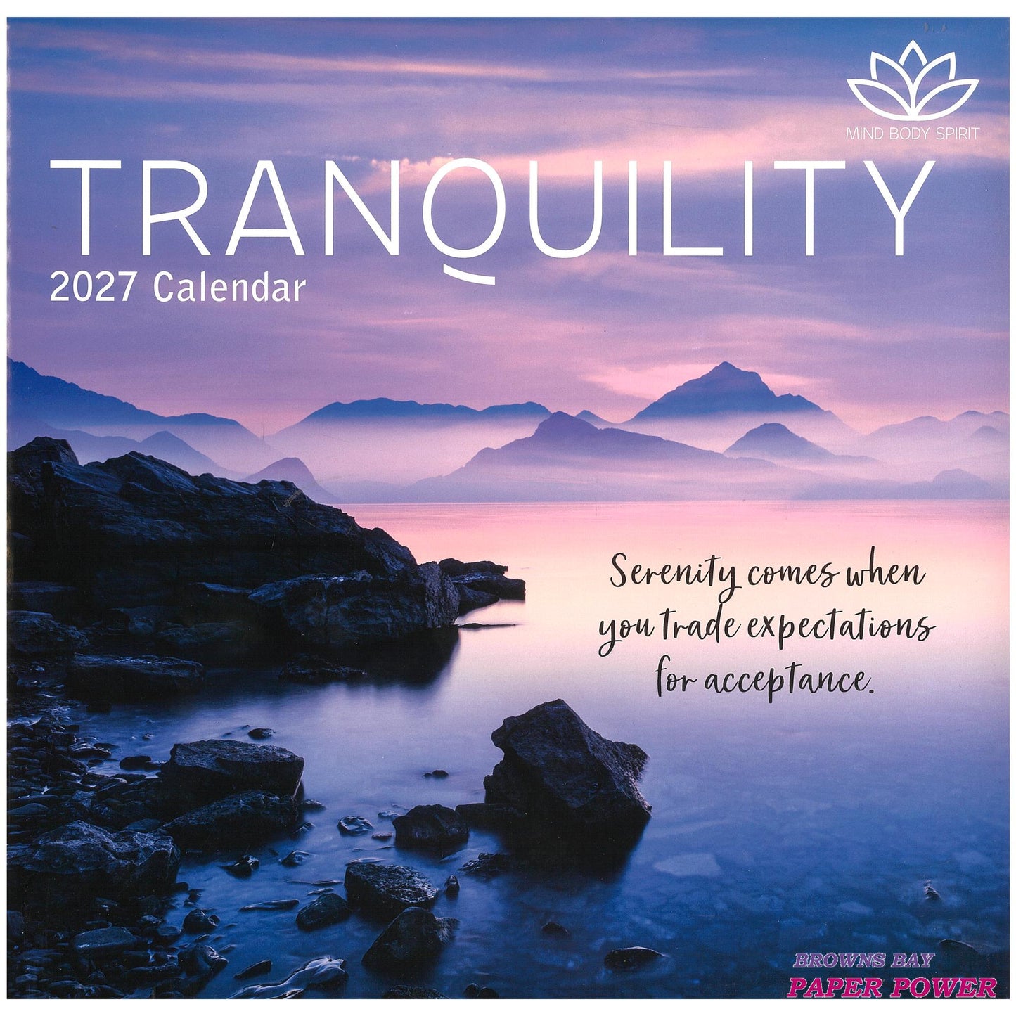2027 Wall Calendar - Tranquility