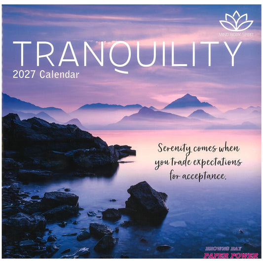 2027 Wall Calendar - Tranquility