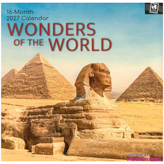 2027 Wall Calendar - Wonders Of The World
