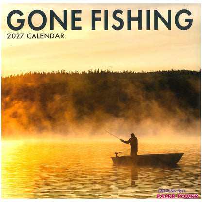 2027 Wall Calendar - Gone Fishing