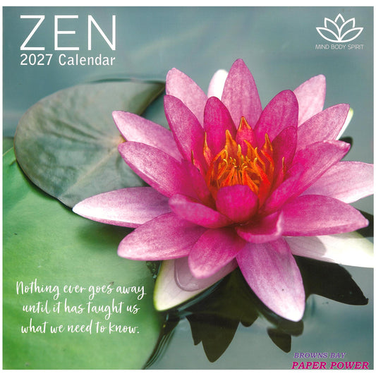 2027 Wall Calendar - Zen