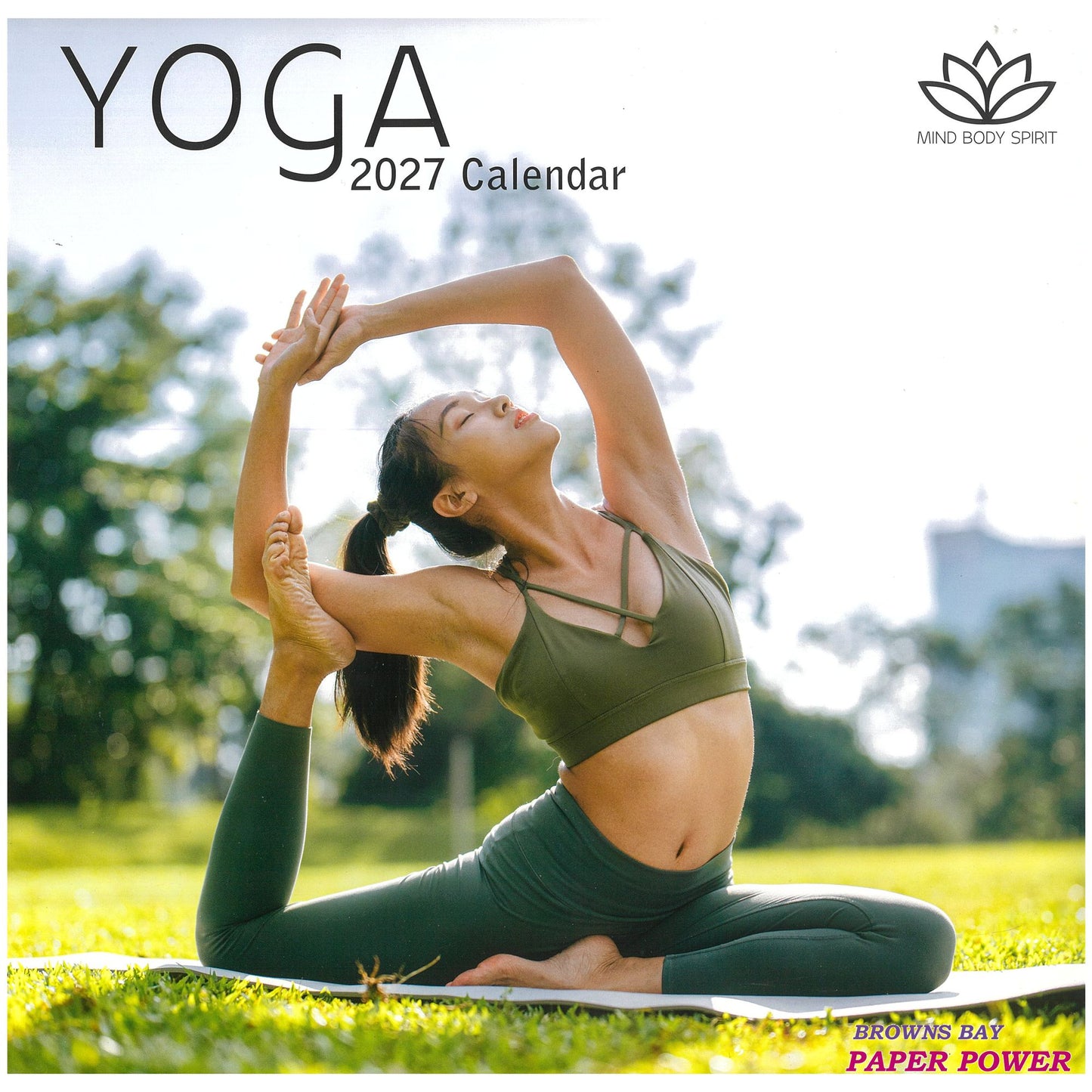 2027 Wall Calendar - Yoga