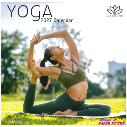 2027 Wall Calendar - Yoga