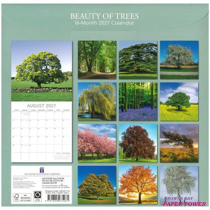 2027 Wall Calendar - Beauty Of Trees