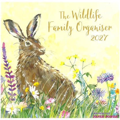 2027 Wall Calendar - The Wildlife Family Organiser