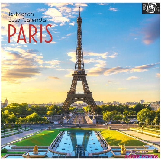 2027 Wall Calendar - Paris