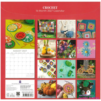 2027 Wall Calendar - Crochet