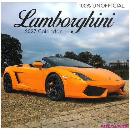 2027 Wall Calendar - Lamborghini