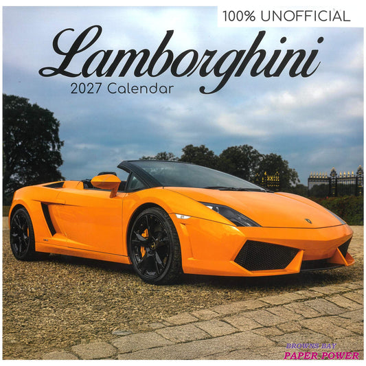 2027 Wall Calendar - Lamborghini