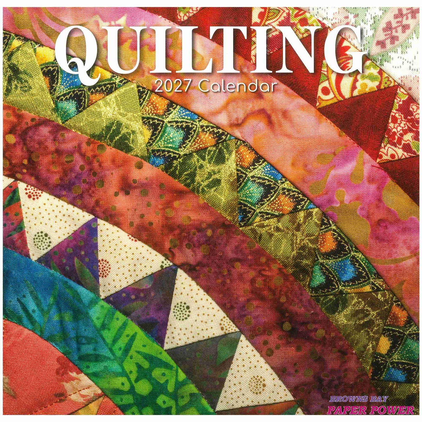 2027 Wall Calendar - Quilting