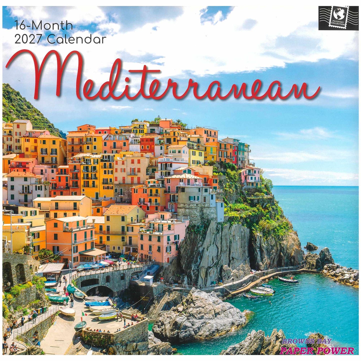 2027 Wall Calendar - Mediterranean