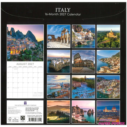 2027 Wall Calendar - Italy