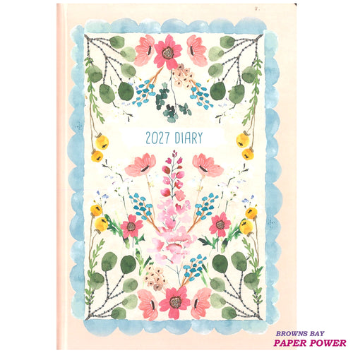2027 A5 Diary Week to View - Daydream