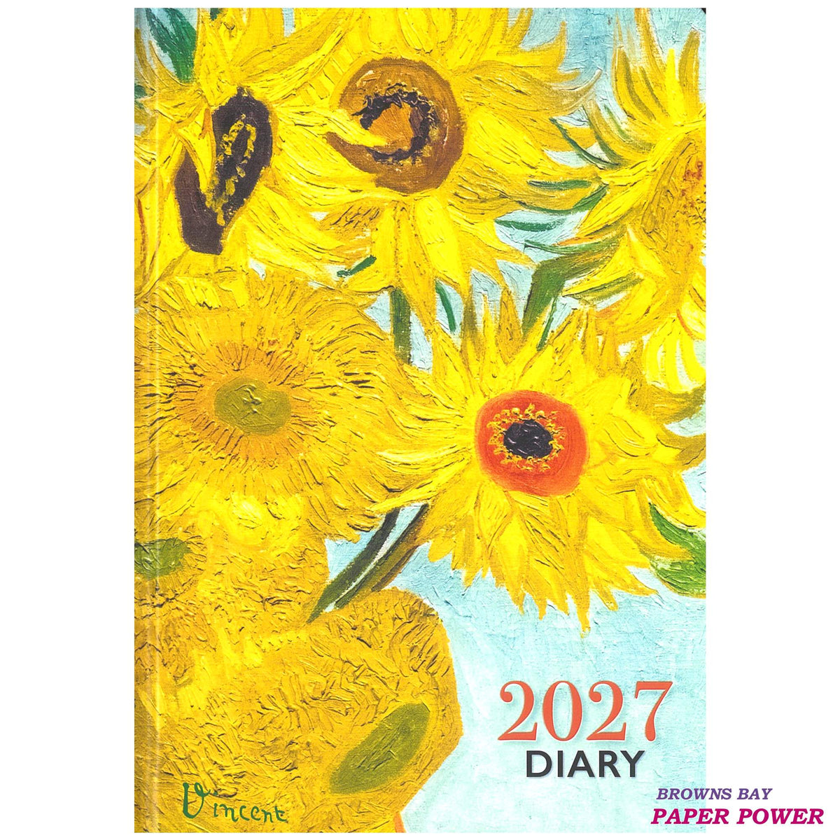 2027 A5 Diary Week to View - Van Gogh