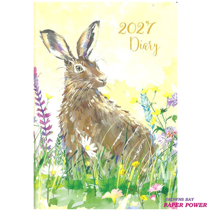 2027 A5 Diary Week to View - The Wildlife B