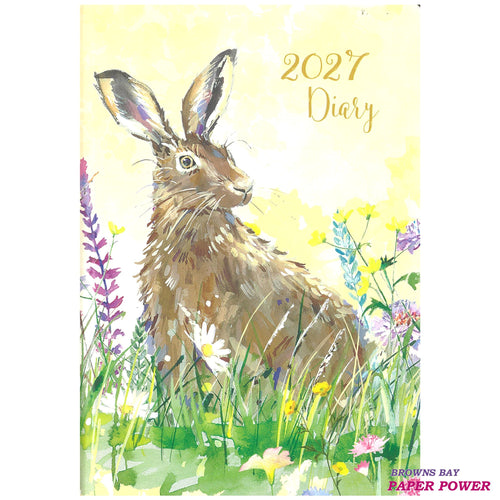 2027 A5 Diary Week to View - The Wildlife B