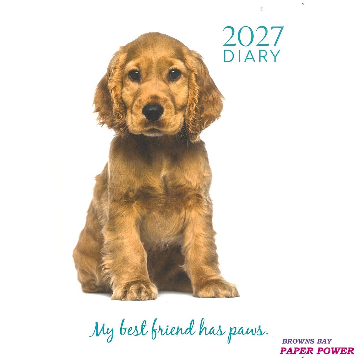 2027 A5 Diary Week to View - Adorable Dogs