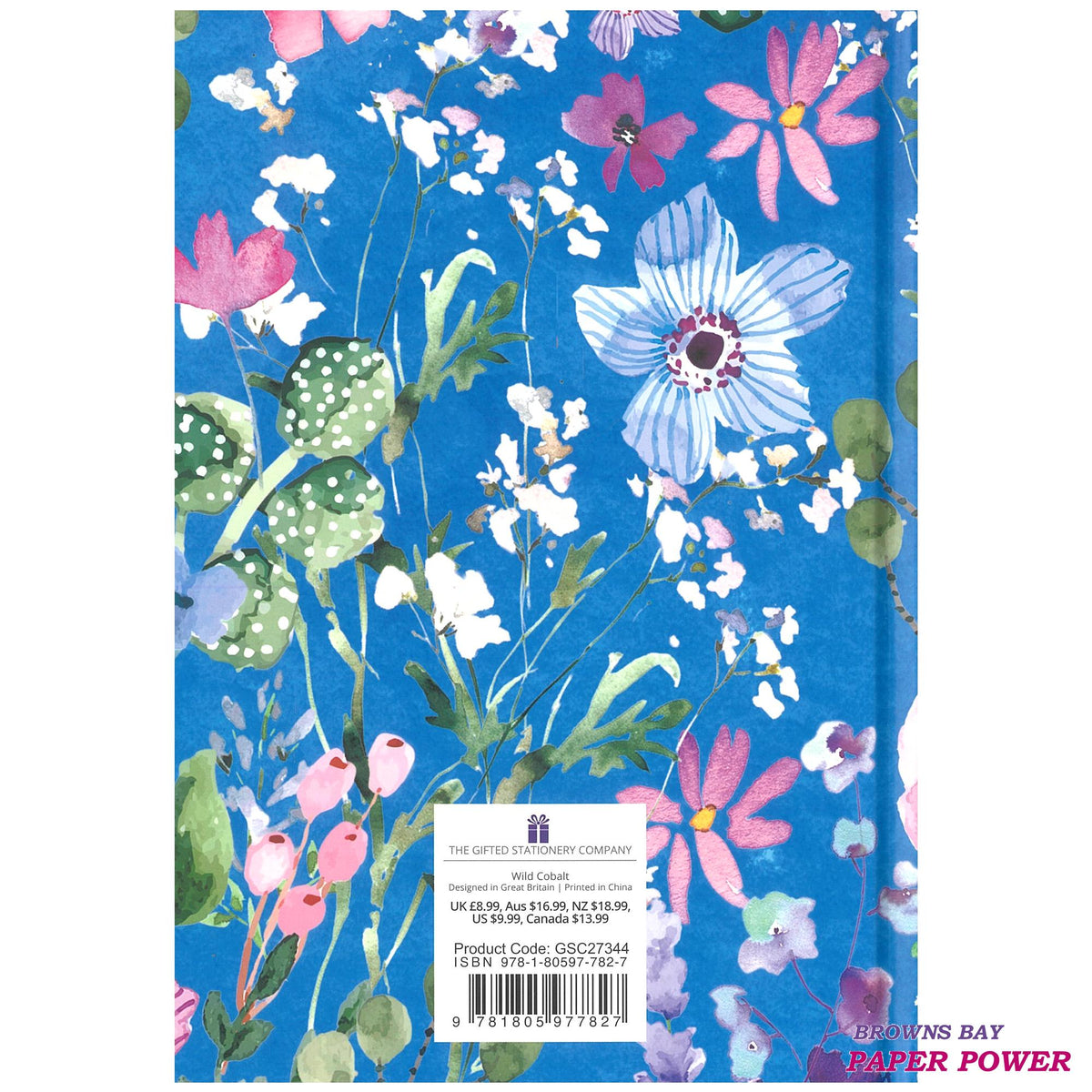 2027 A5 Diary Week to View - Wild Cobalt