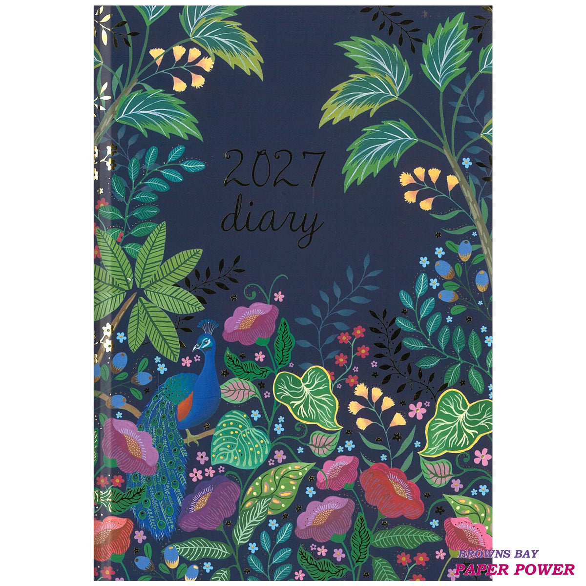 2027 A5 Diary Week to View - Elegance
