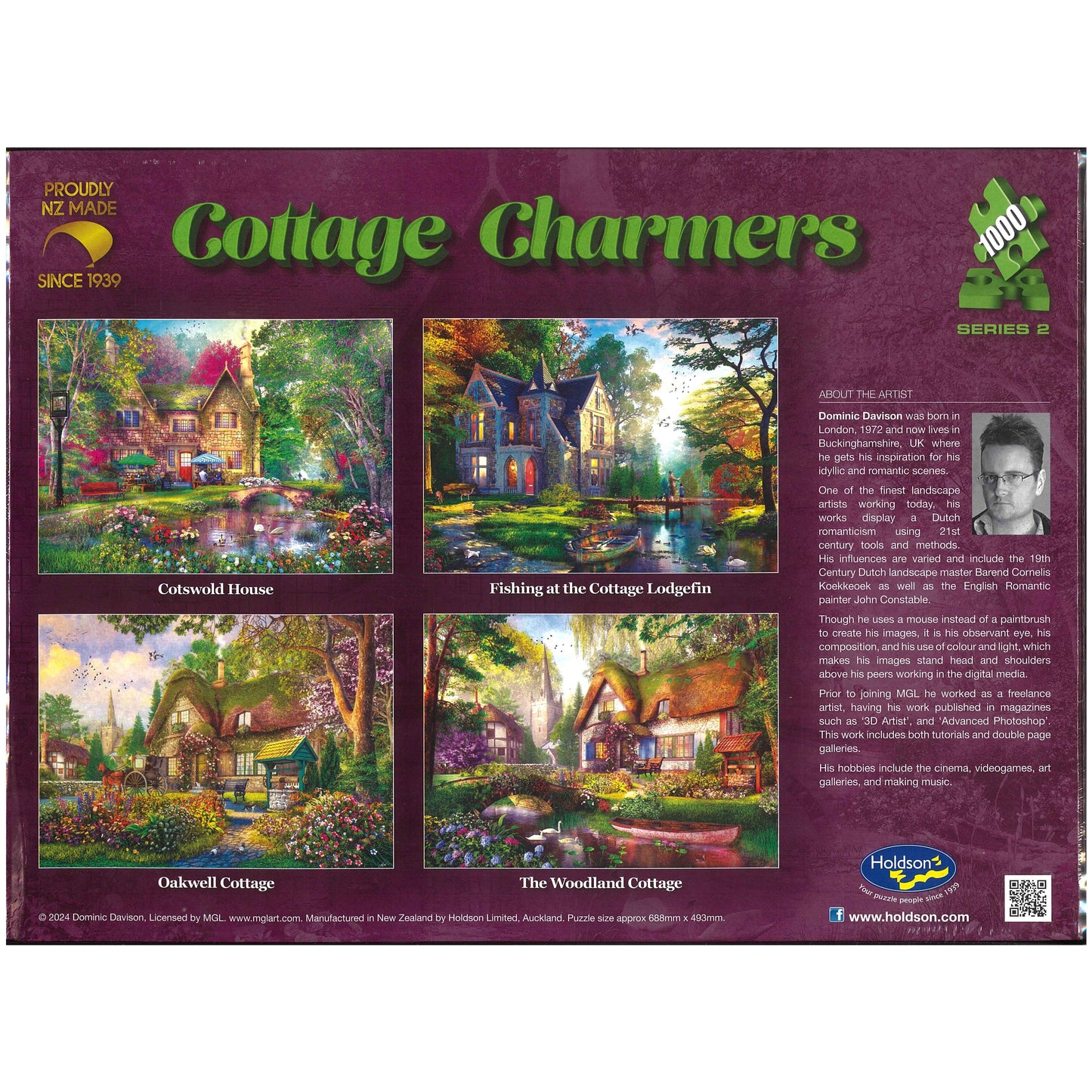 Jigsaw Puzzle 1000 Pcs Cottage Charmers - Cotswold House