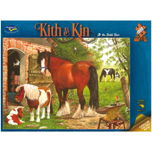 Jigsaw Puzzle 1000 Pcs Made For You - At The Stable Door