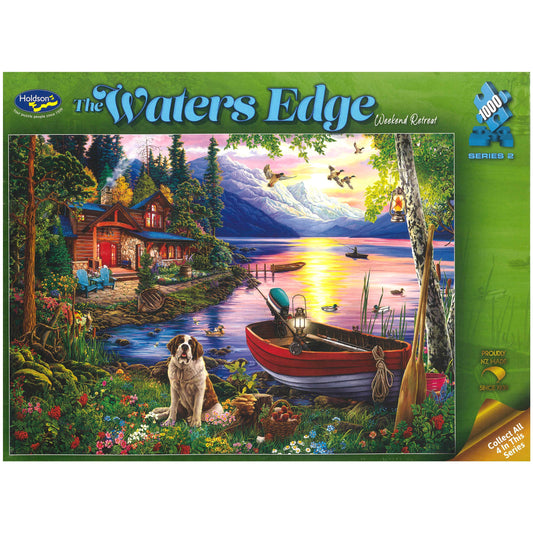 Jigsaw Puzzle 1000 Pcs The Waters Edge - Weekend Retreat