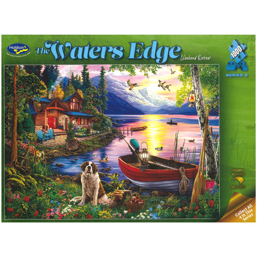 Jigsaw Puzzle 1000 Pcs The Waters Edge - Weekend Retreat