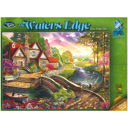 Jigsaw Puzzle 1000 Pcs The Waters Edge - River Cottage Calm