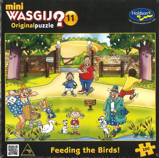 Mini Wasgij? 100 Puzzle Original 11 - Feeding The Birds