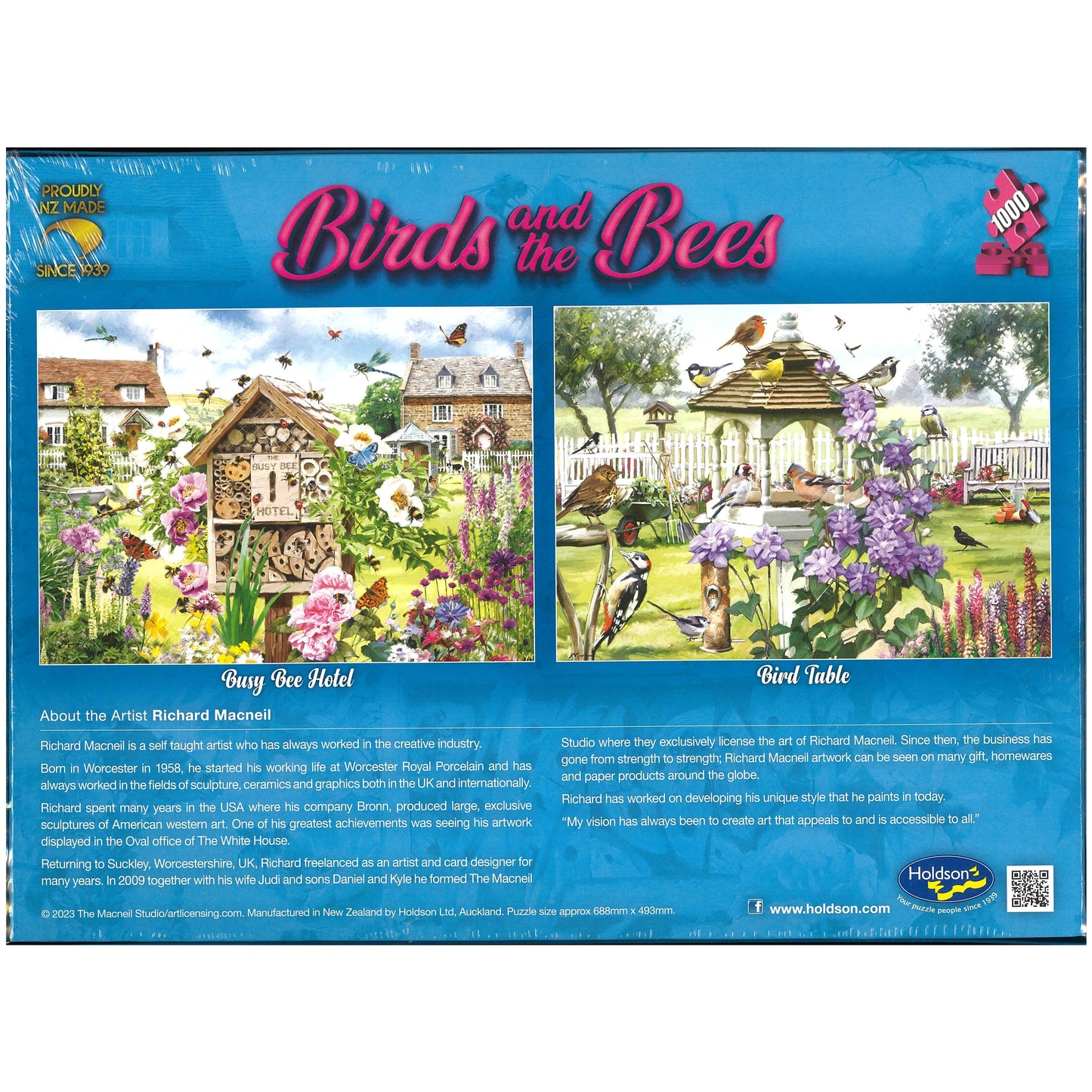 Jigsaw Puzzle 1000 Pcs Birds And The Bees - Bird Table