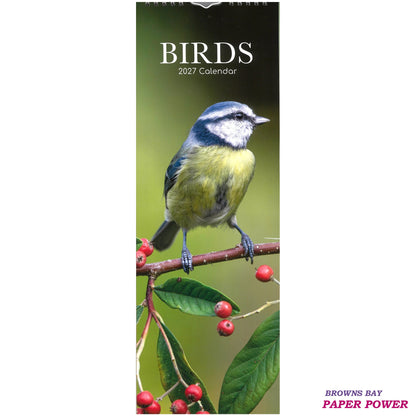 2027 Wall Slim Calendar Birds