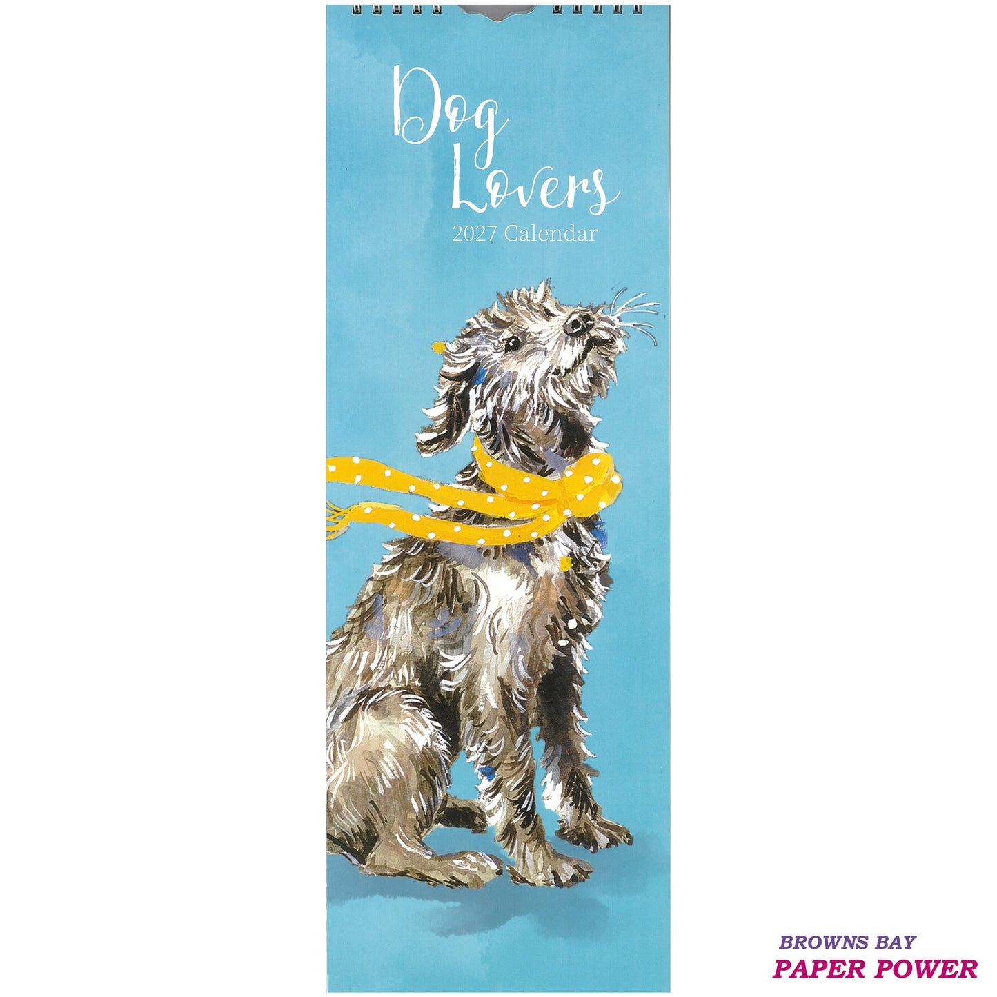2027 Wall Slim Calendar Dog Lovers