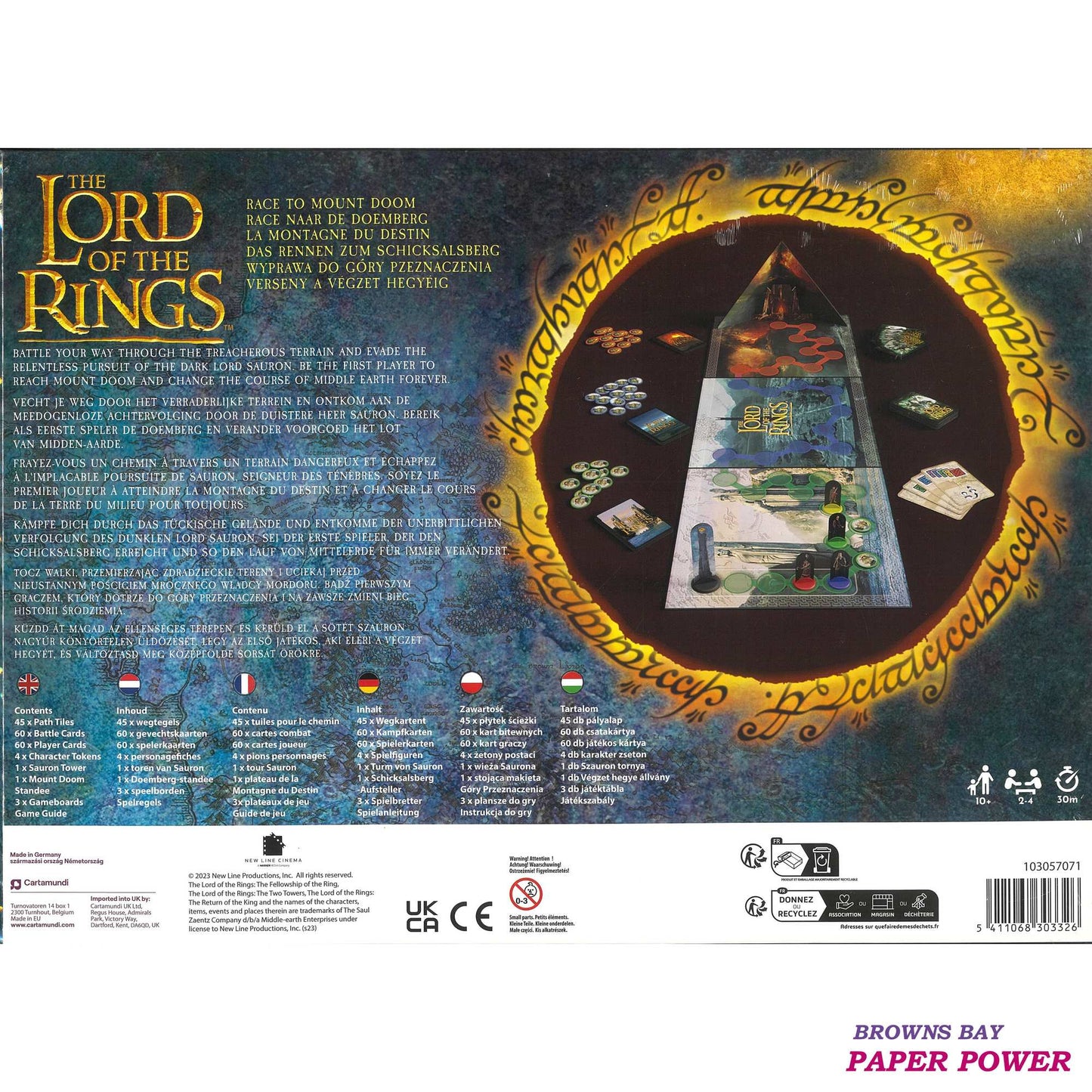 The Lord of the Rings: Race to Mount Doom Board Game