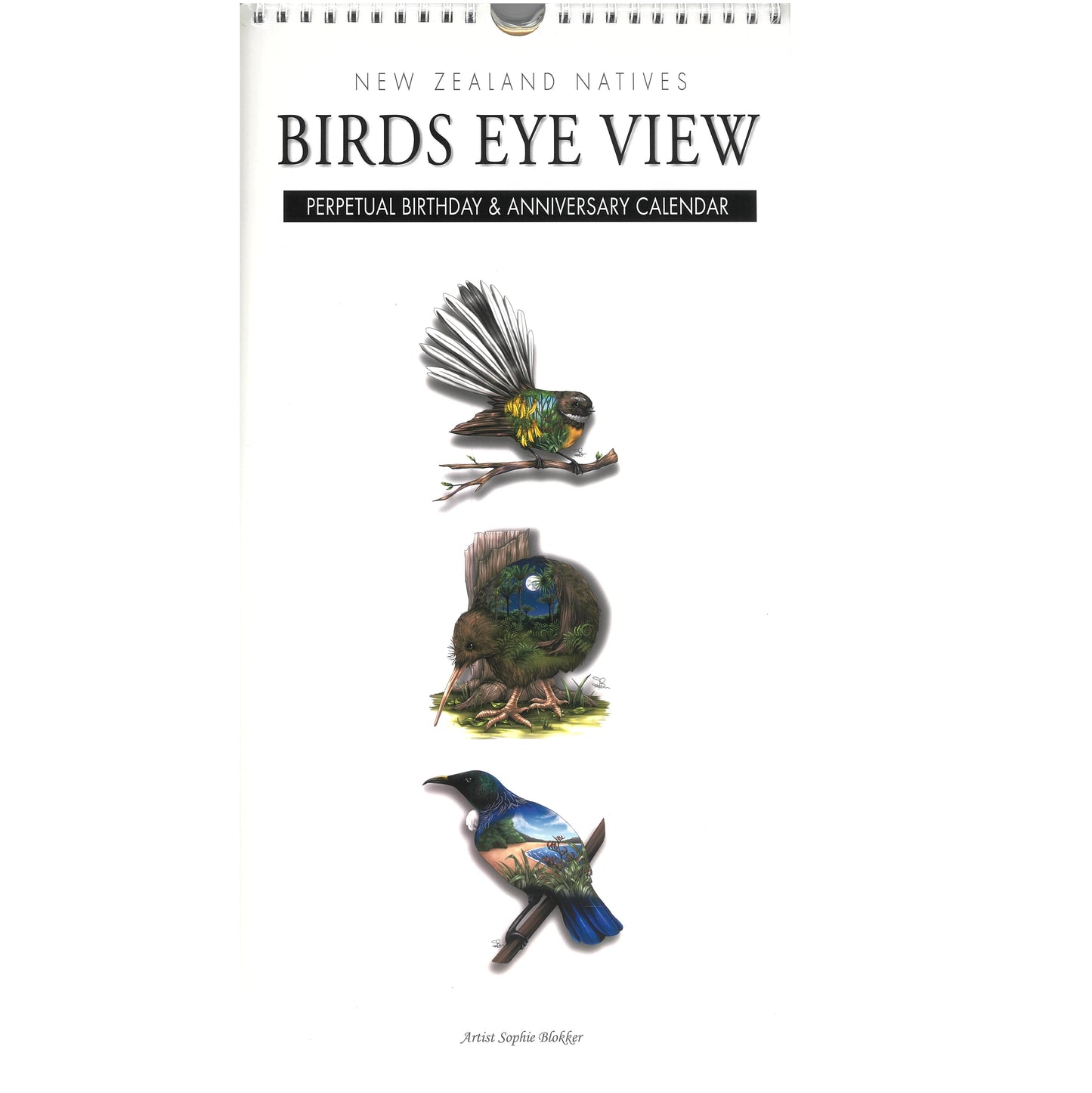 New Zealand Natives Perpetual Birthday & Anniversary Calendar