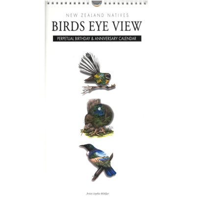 New Zealand Natives Perpetual Birthday & Anniversary Calendar