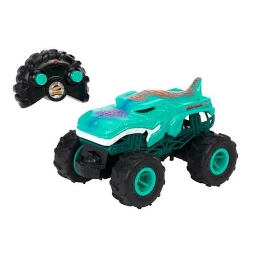 Hot Wheels Monster Trucks Toy RC, Remote-Control Mega-Wrex in 1:24 Scale